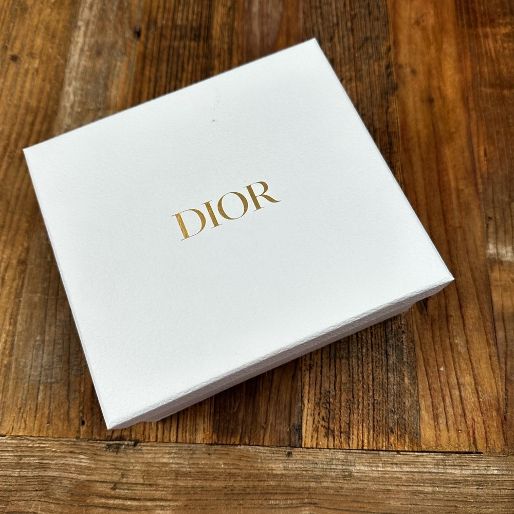 Dior White Box with Gold Logo
